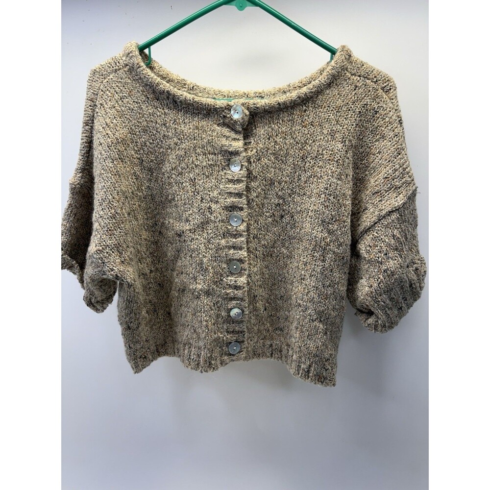 Cotton On Cropped Button Cardigan Women’s S Tan